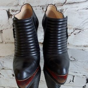 Christian Louboutin Leather Ankle Booties